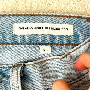 The Arlo High Rise Straight Jean